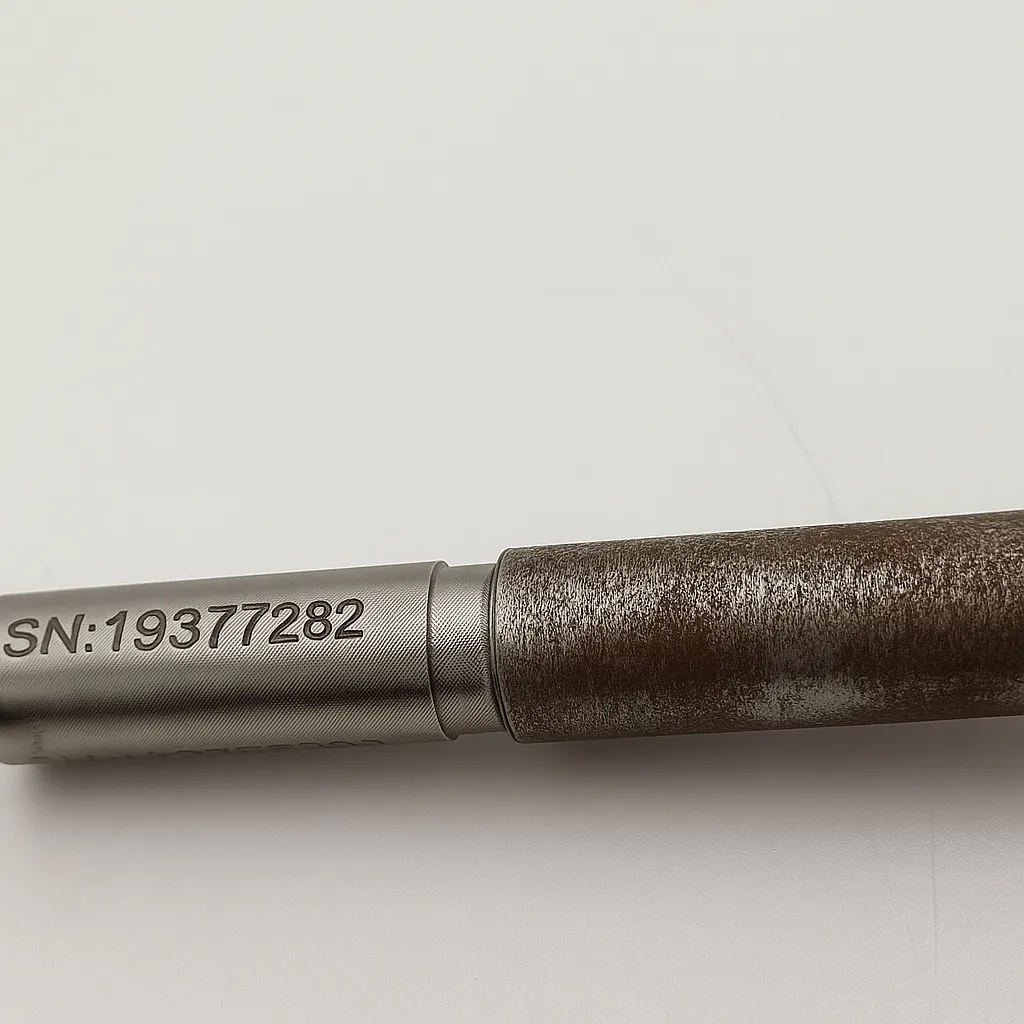 Laser cleaning of an industrial component