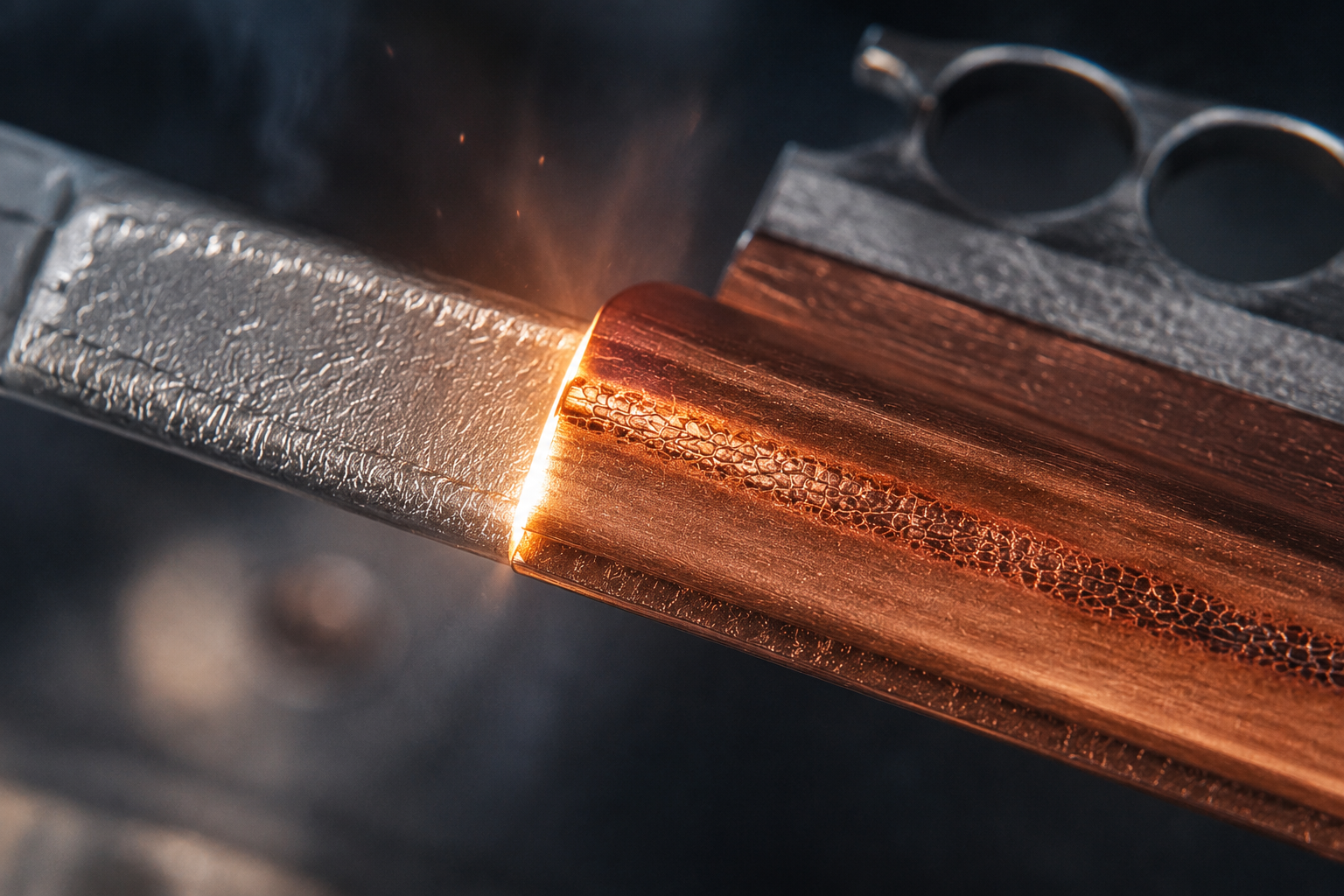 Copper brass bronze laser welding
