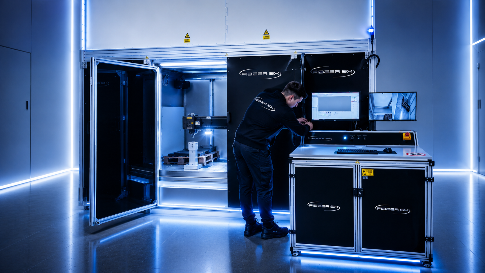 Unique custom laser workstation