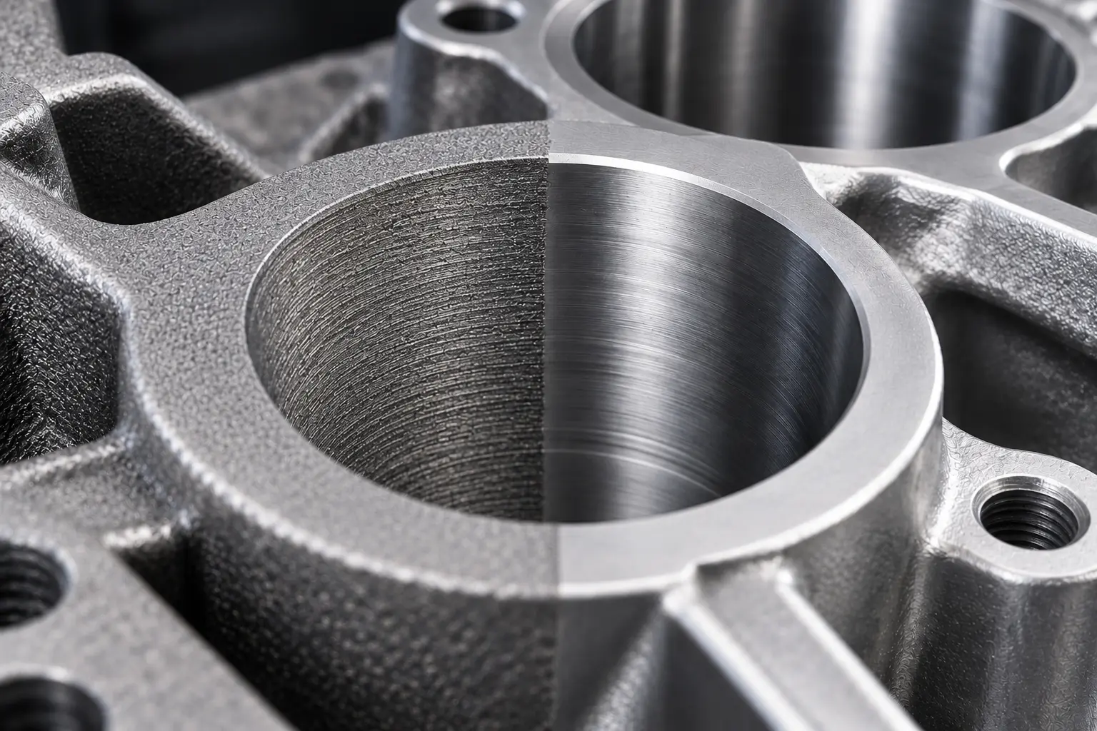 Customized laser surface treatment solution for cast components