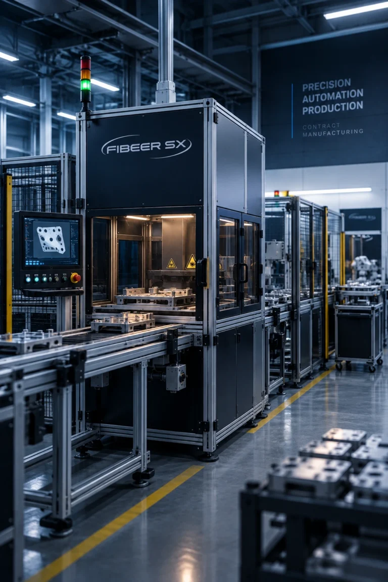 FibeerSX contract manufacturing with industrial laser technology